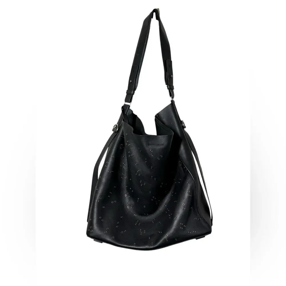 All Saints Junai North South Leather Tote
